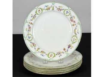 SET (5) ROYAL CAULDON CAKE PLATES