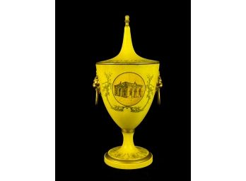 MOTTAHEDEH COVERED URN w LIONS