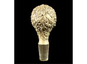 KIRK & SON STERLING REPOUSSE STOPPER