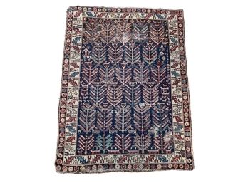 ANTIQUE ORIENTAL SCATTER RUG