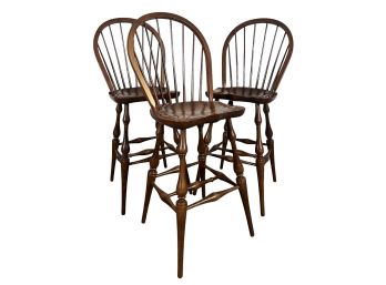 (3) CUSTOM TALL COUNTER STOOLS