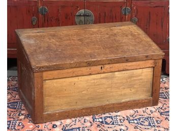 19th c MAINE DESK TOP