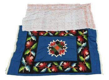 (2) VINTAGE TEXTILES