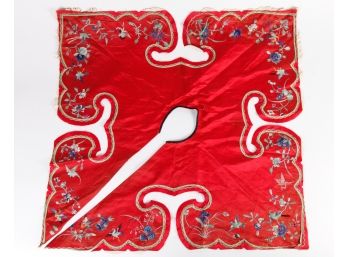 CHINESE EMBROIDERED GARMENT PIECE