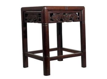 VINTAGE LOW WOODEN ASIAN STAND