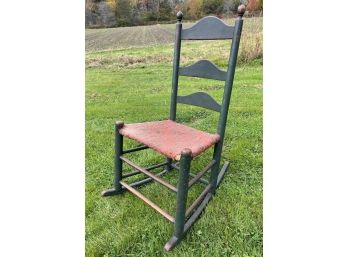 EARLY LADDER BACK ROCKER