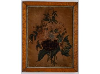 FOLK ART WATERCOLOR THEOREM ON VELVET