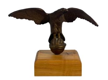 VINTAGE CAST IRON EAGLE FINIAL