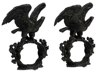 PR REED and BARTON SILVER PLATED NAPKIN RINGS