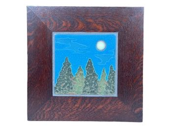 FRAMED TILE ODD INQ JONATHAN WHITE DATED 2011