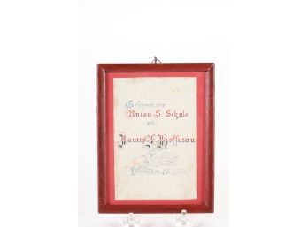 'JAMES HOFFMAN' BOOKPLATE BY GEORGE FRANCK