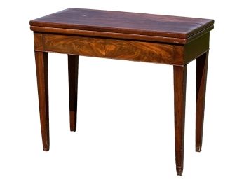 ANTIQUE MAHOGANY GAME TABLE
