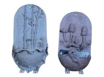 HANDMADE POTTERY HANGING WALL POCKETS