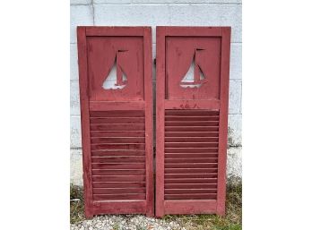 PR NAUTICAL THEME WINDOW SHUTTERS/BLINDS