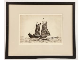SIGNED REYNOLDS BEAL ETCHING