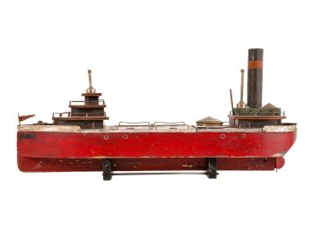 VINTAGE HANDMADE SHIP/TOY