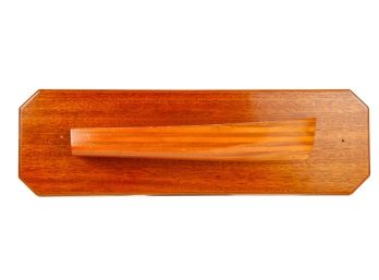 VINTAGE WOODEN HALF HULL