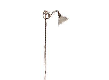 VINTAGE IRON FLOOR LAMP