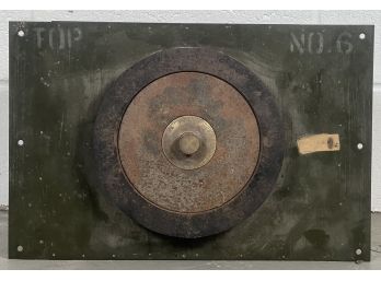 VINTAGE METAL WALL SAFE