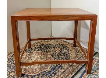 CUSTOM MAHOGANY END TABLE