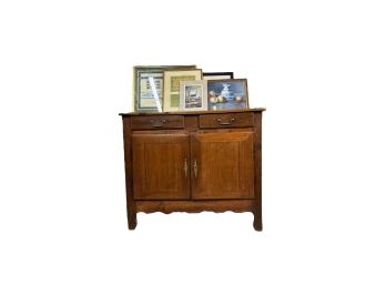 ANTIQUE FRENCH PROVINCIAL SIDE CABINET