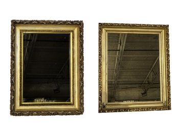(2) ANTIQUE GILT WOODEN FRAMES