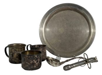 (6) PCS MOSTLY STERLING SILVER