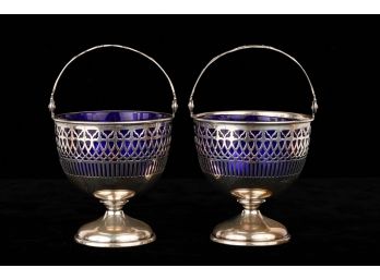 PR STERLING SILVER  HANDLED SERVING CUPS