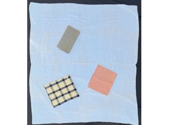 EARLY PA TEXTILE PIECES INCLUDING A HOMESPUN