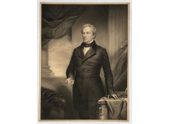 VINTAGE ENGRAVING OF EDWARD EVERETT