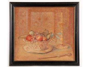 ELIZABETH M. (HARDY) DEAN WATERCOLOR STILL LIFE