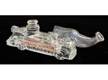 (2) VINTAGE GLASS CANDY JARS