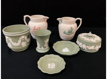 (7) VINTAGE WEDGWOOD PIECES