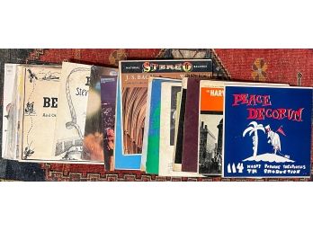 (19) INTERESTING VINTAGE 33 RPM RECORD ALBUMS