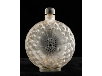 LARGE VINTAGE LALIQUE FRENCH FROSTED COLOGNE