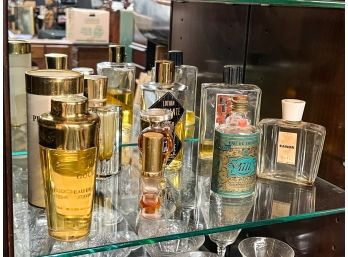 (8) VINTAGE SCENT BOTTLES