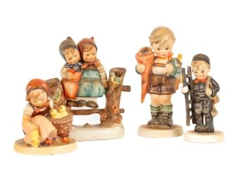 (4) VINTAGE FULL BEE HUMMELS