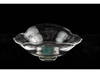 VINTAGE SIGNED STEUBEN GLASS BOWL