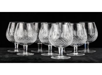 (8) VINTAGE WATERFORD 'COLLEEN' BRANDY SNIFTERS