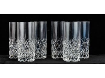 (6) VINTAGE FINE QUALITY CUT GLASSES