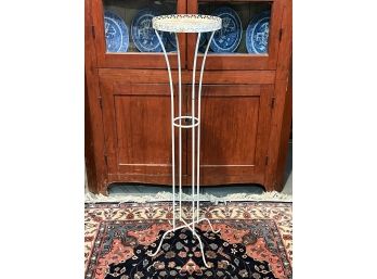 VINTAGE METAL FERNER/TALL PLANT STAND