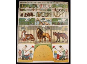 (6) LITHOGRAPHIC PLATES OF CHILDREN'S CUT-OUTS