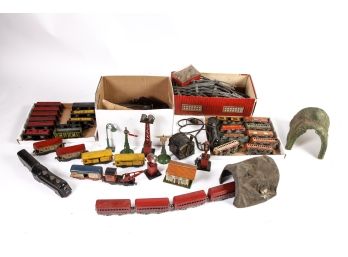 LIONEL/IVES TRAIN SETS With CARS, TRACKS & ACCESS