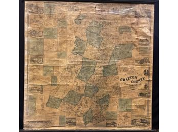 1860 MAP OF GRAFTON COUNTY, NEW HAMPSHIRE