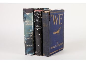(3)  CHARLES LINDBERGH RELATED BOOKS