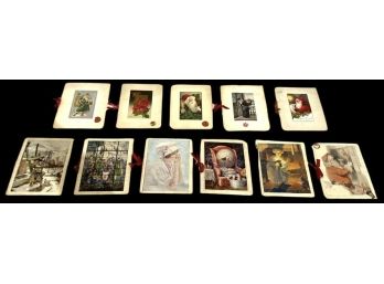 (11) HAND-MADE CHRISTMAS CARDS 1908-1923