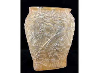 AS IS VINTAGE LALIQUE TYPE VASE