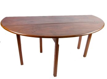 (18th c) ENGLISH CHIPPENDALE DROPLEAF DINING TABLE