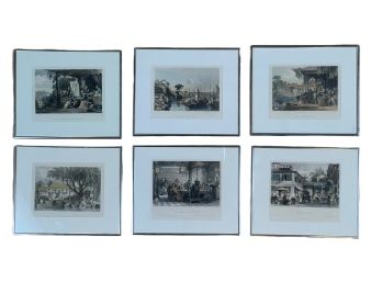 (6) (19th c.) ENGRAVINGS OF CHINA BY ALLOM