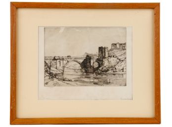 OLIVER HALL (1869-1957) - Etching